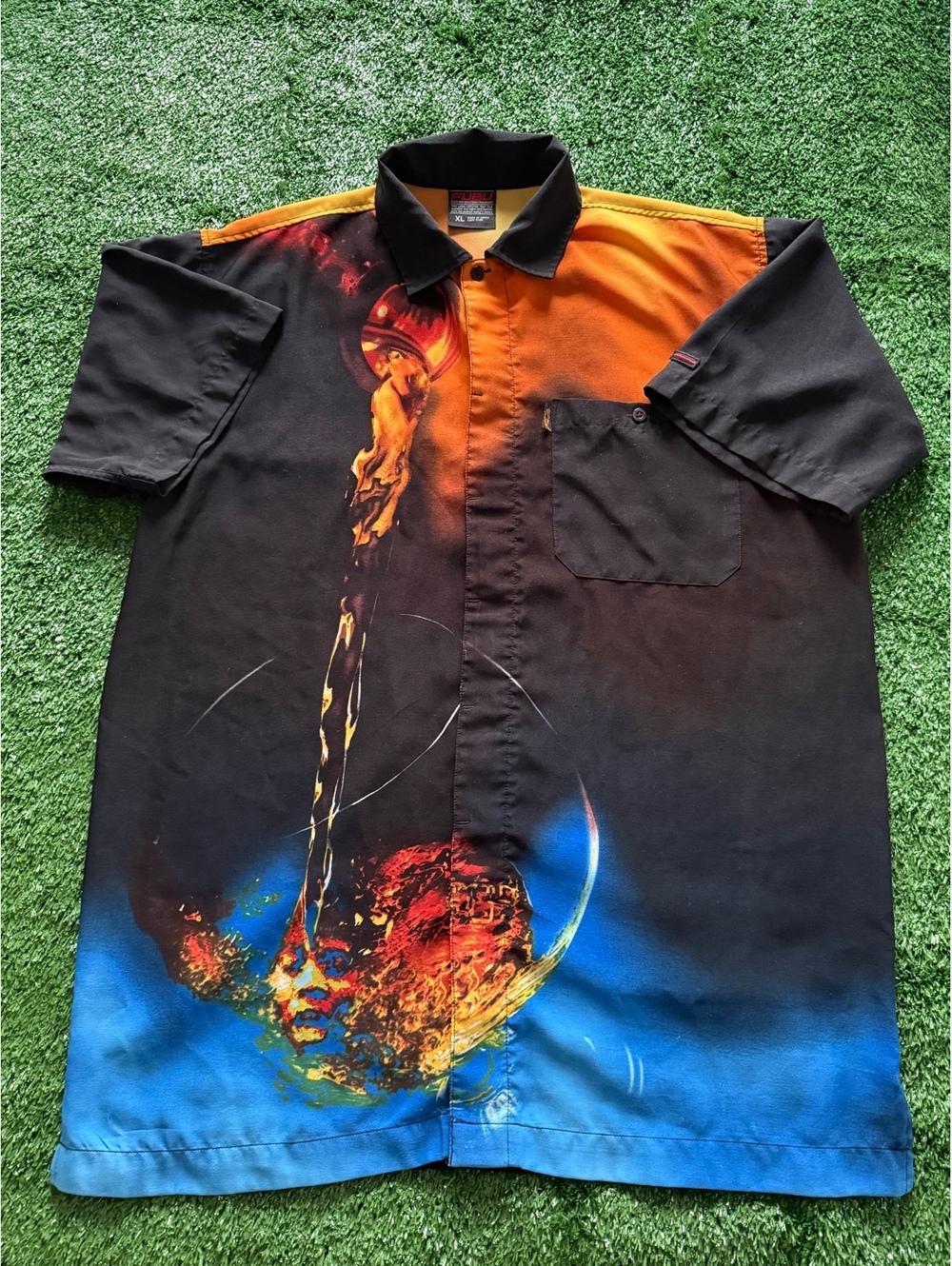 Vintage Y2K Fubu Button-Up | Size XL